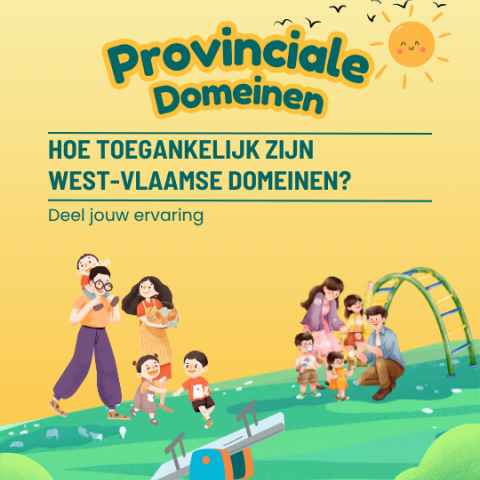 Help jij mee om provinciedomeinen in West-Vlaanderen toegankelijker te maken? 