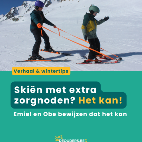 Skiën met extra zorgnoden? Emiel en Obe bewijzen dat het kan