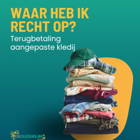 Terugbetaling van aangepaste kledij
