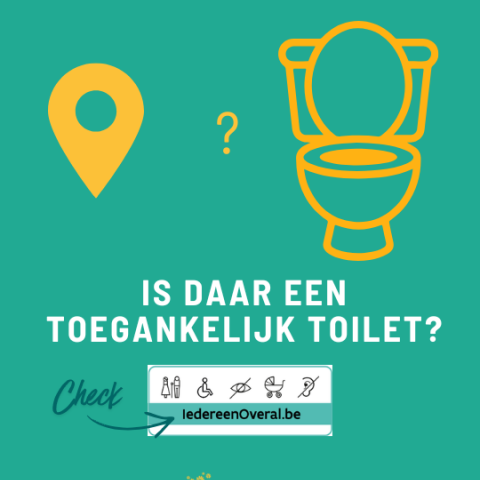 Zonder zorgen op uitstap: IedereenOveral breidt uit met info over toegankelijke toiletten 