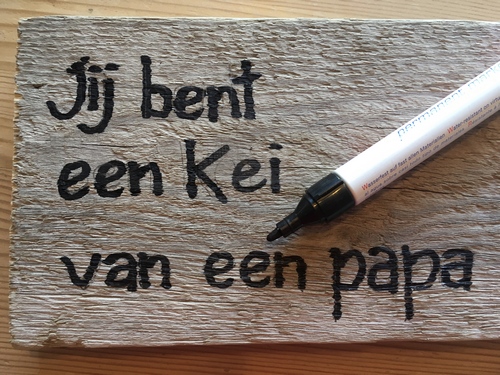 Sleutelplankje en markeerstift